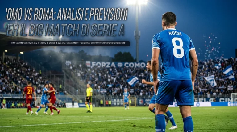 Como vs Roma: analisi e previsioni per il big match di Serie A