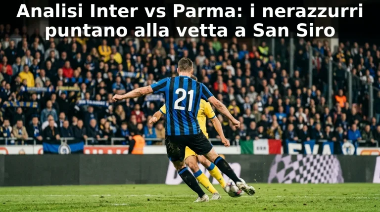 Analisi Inter vs Parma: i nerazzurri puntano alla vetta a San Siro
