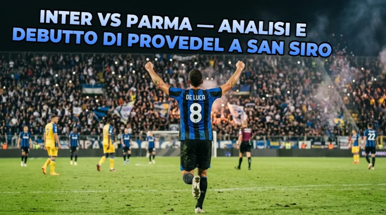 Inter vs Parma — analisi e debutto di Provedel a San Siro