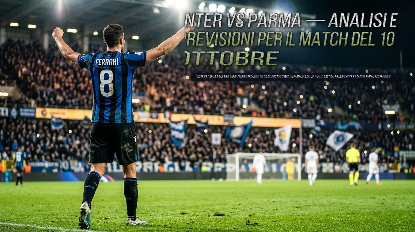 Inter vs Parma — analisi e previsioni per il match del 10 ottobre