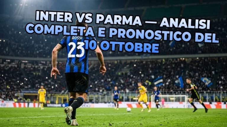 Inter vs Parma — Analisi completa e pronostico del 10 ottobre