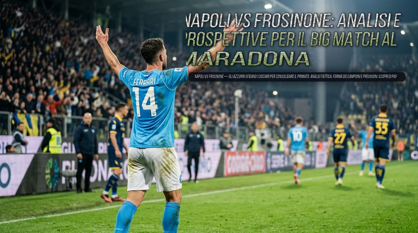 Napoli vs Frosinone: analisi e prospettive per il big match al Maradona